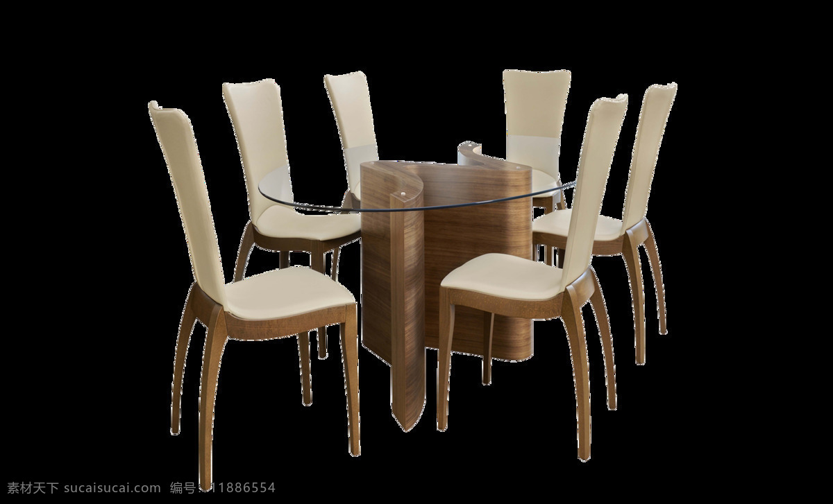 客厅 玻璃 餐桌 椅子 元素 png元素 玻璃餐桌 家具 免抠元素 透明元素