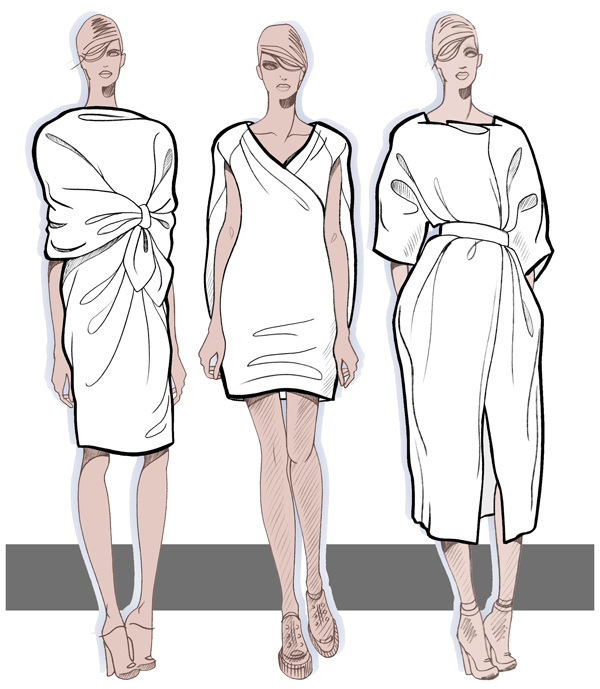 款 白色 礼服 设计图 服装设计 时尚女装 职业女装 职业装 女装设计 效果图 短裙 衬衫 服装 服装效果图 连衣裙