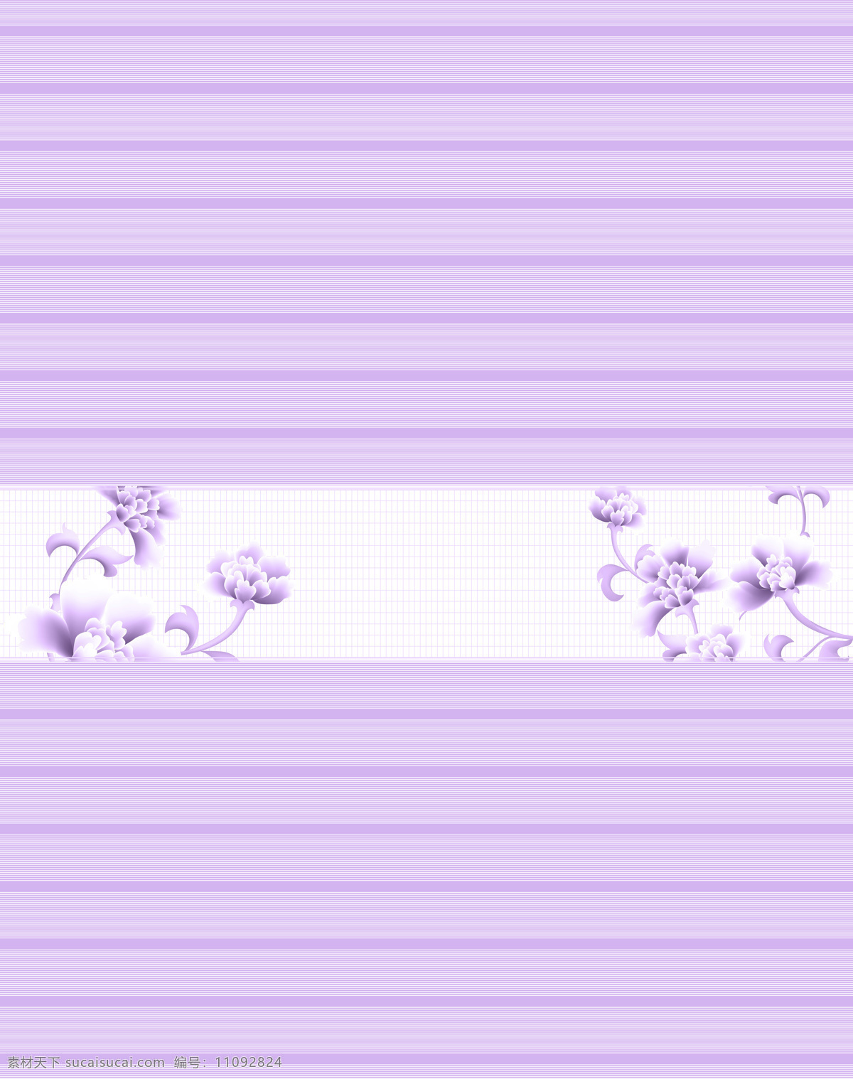 美丽人生 花藤 线条 紫色背景 索亚n804 腰花 家居装饰素材 移门