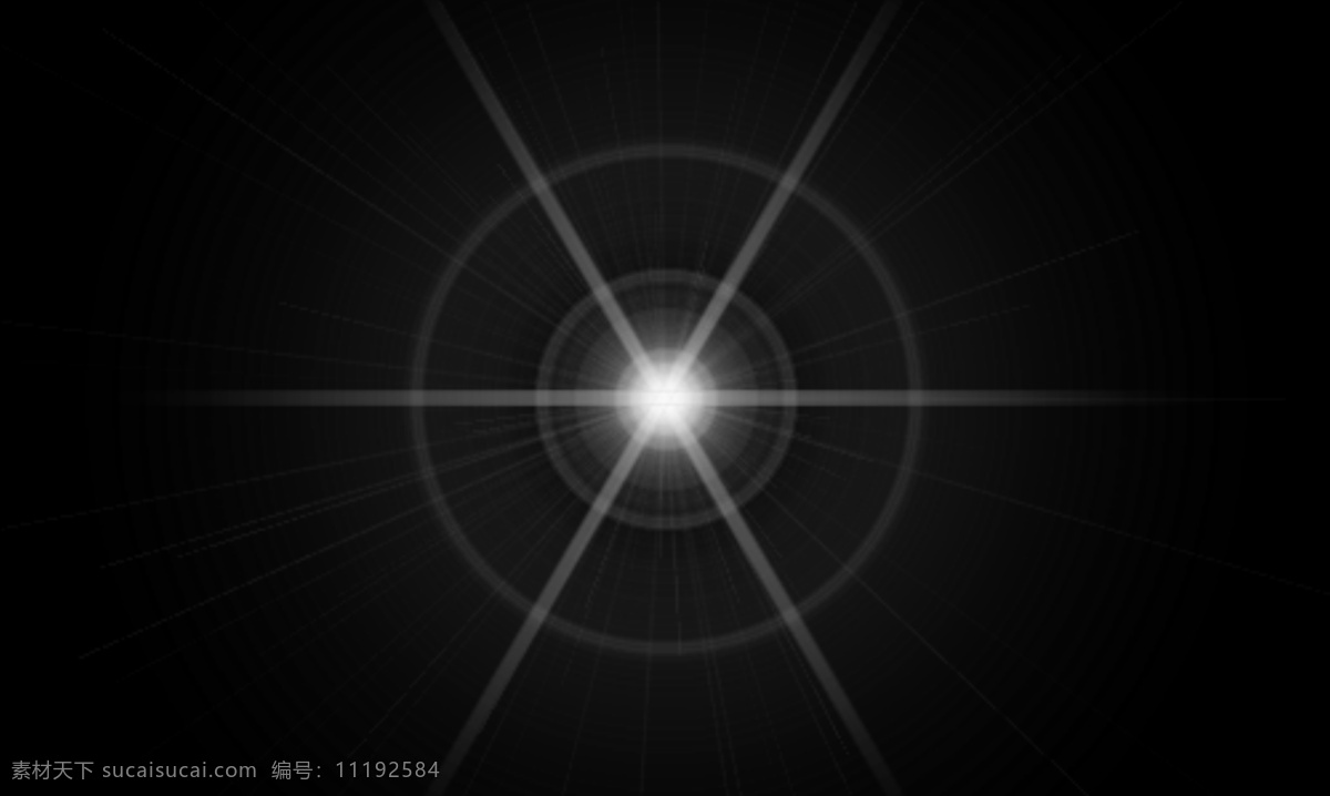 光素材 光射线 照射 六角 散射 六边 分层
