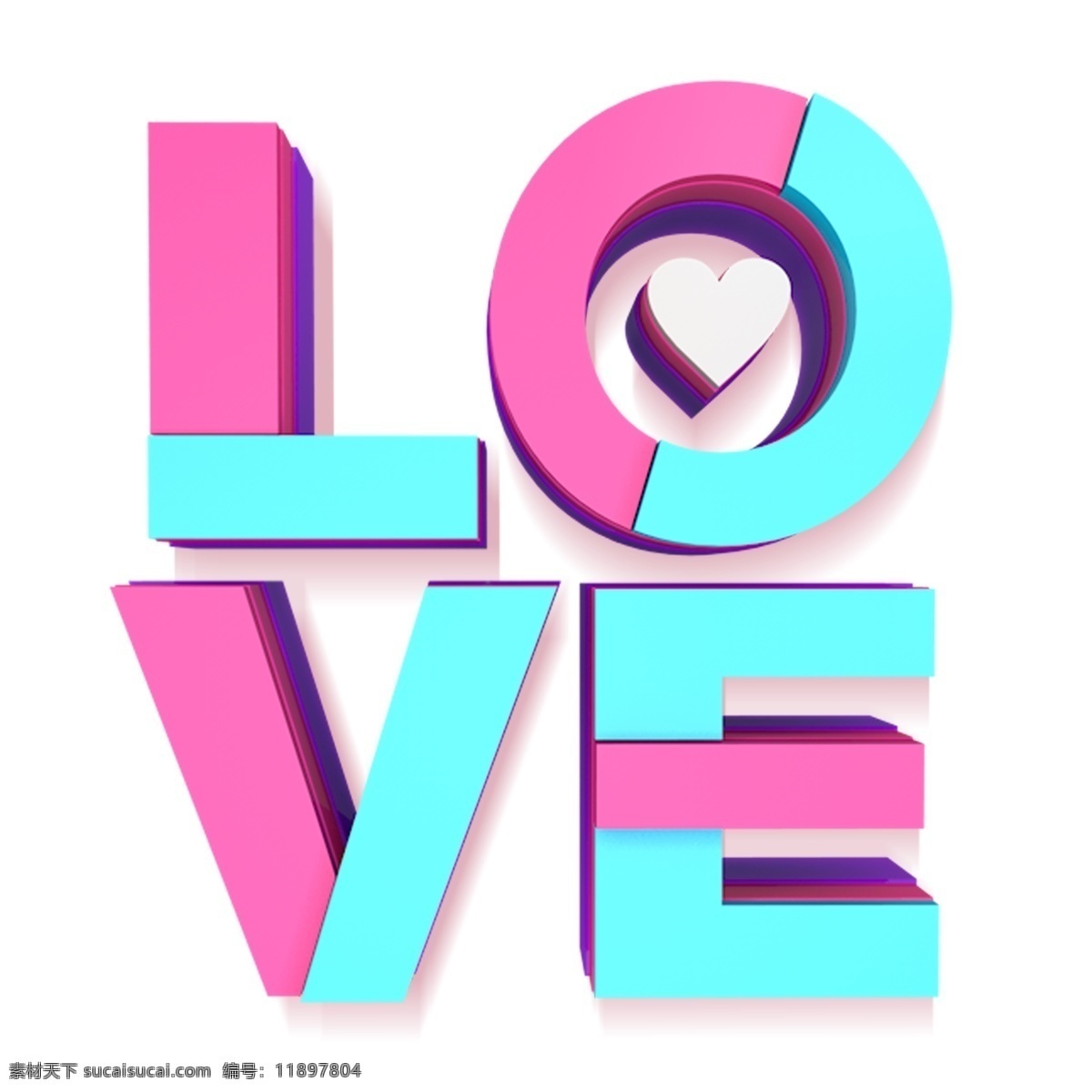 粉色 立体 情人节 艺术 字 浪漫情人节 浪漫 love 立体艺术字 艺术字 手绘