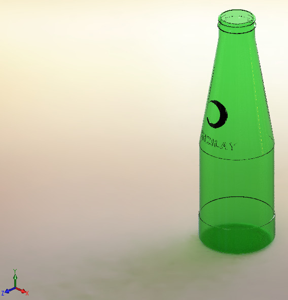 苏打 水 瓶子 玻璃瓶 kizilay 3d模型素材 其他3d模型