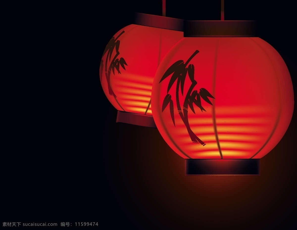 中国 红 传统 灯笼 中国红 红灯笼