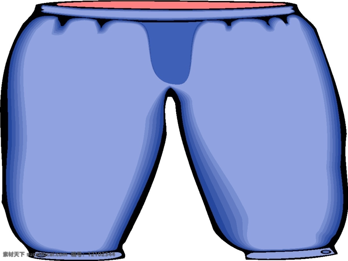 蓝色 调 休闲裤 子 裤子 裤子设计 休闲裤子 服装设计 服装款式图