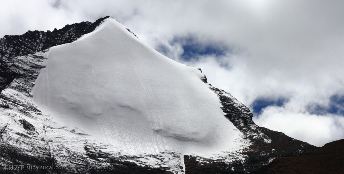 雪山 高原雪山 西藏雪山 雪峰 高原 风景照片 自然景观 山水风景