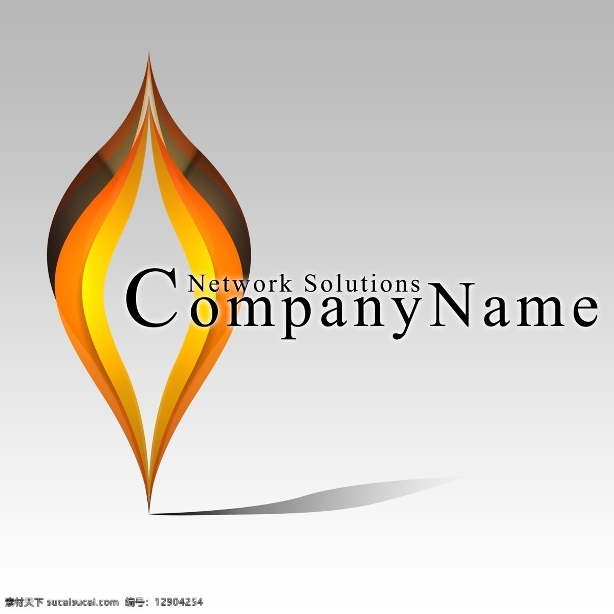 3d 分层 公司商标 立体 三维 商标logo 源文件 尖头 源文件库