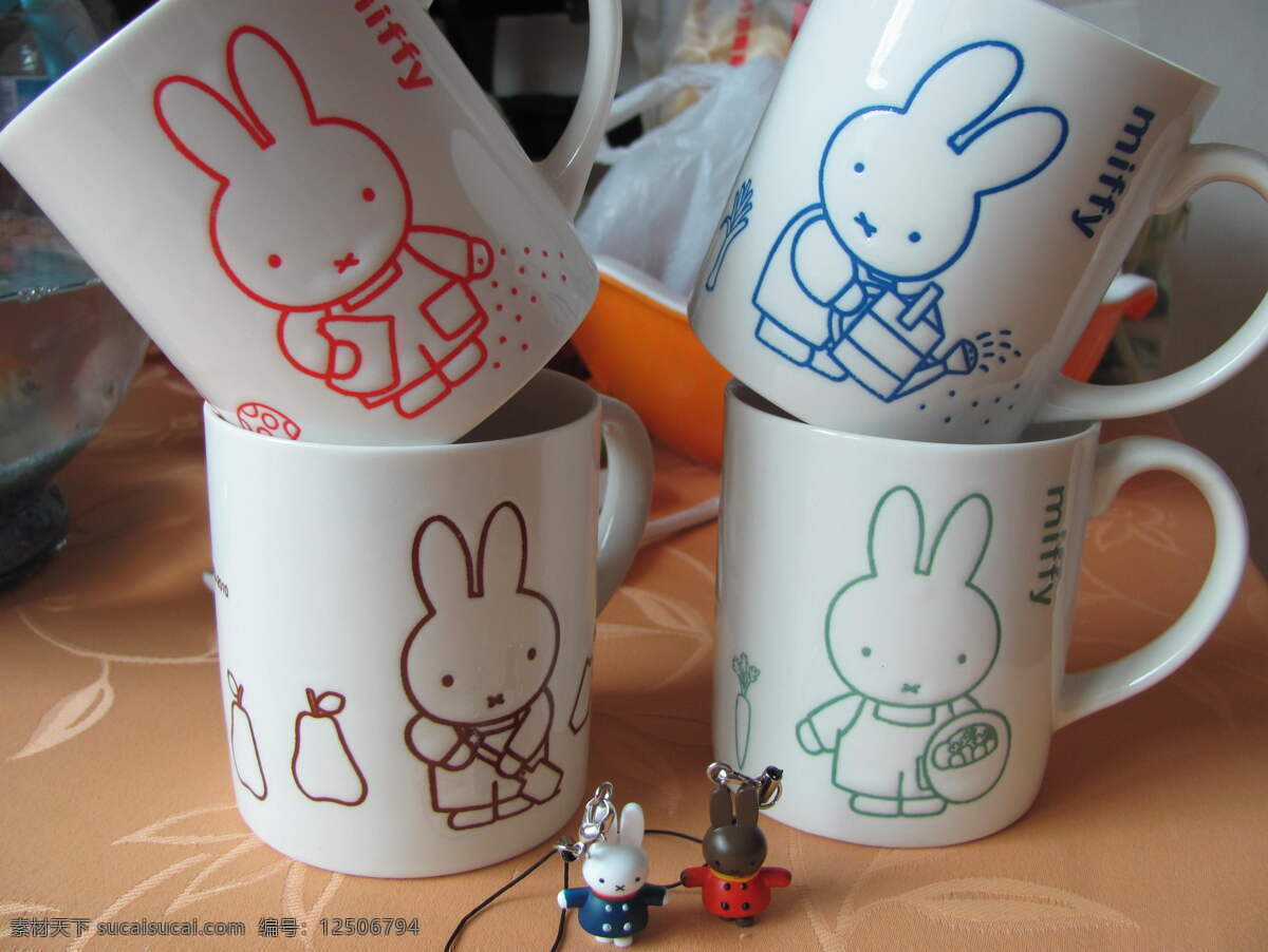 马克杯 生活百科 生活素材 陶瓷 miffy 米菲 树脂摆件 米菲兔 矢量图 日常生活