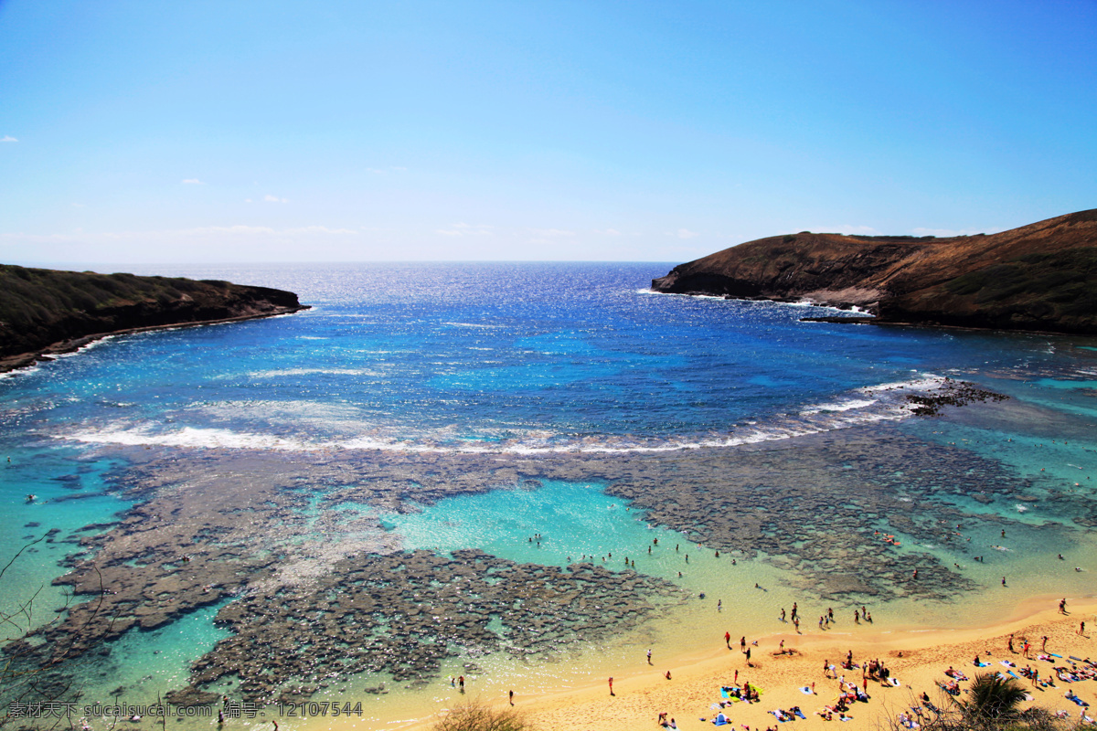 夏威夷风景 夏威夷 恐龙湾 海滩 蓝天绿水 国外旅游 旅游摄影