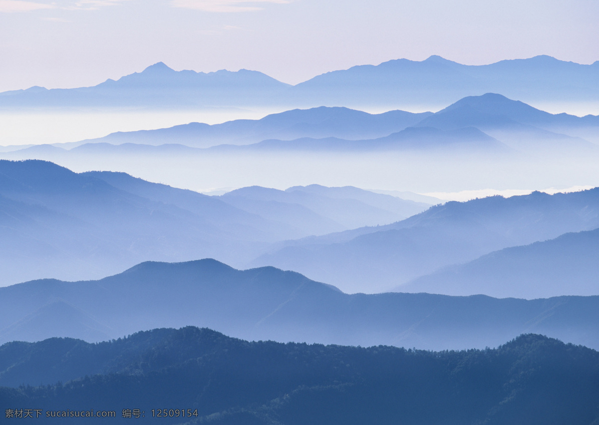 美丽的远山 描写 远山 壮观 天地 正气 自然景观 自然风景 摄影图库
