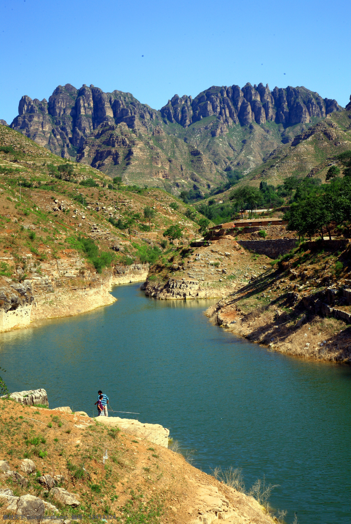 唐县青虚山 唐县风光 青虚山 山峰 河流 湖水 山峦 山水风景 自然景观