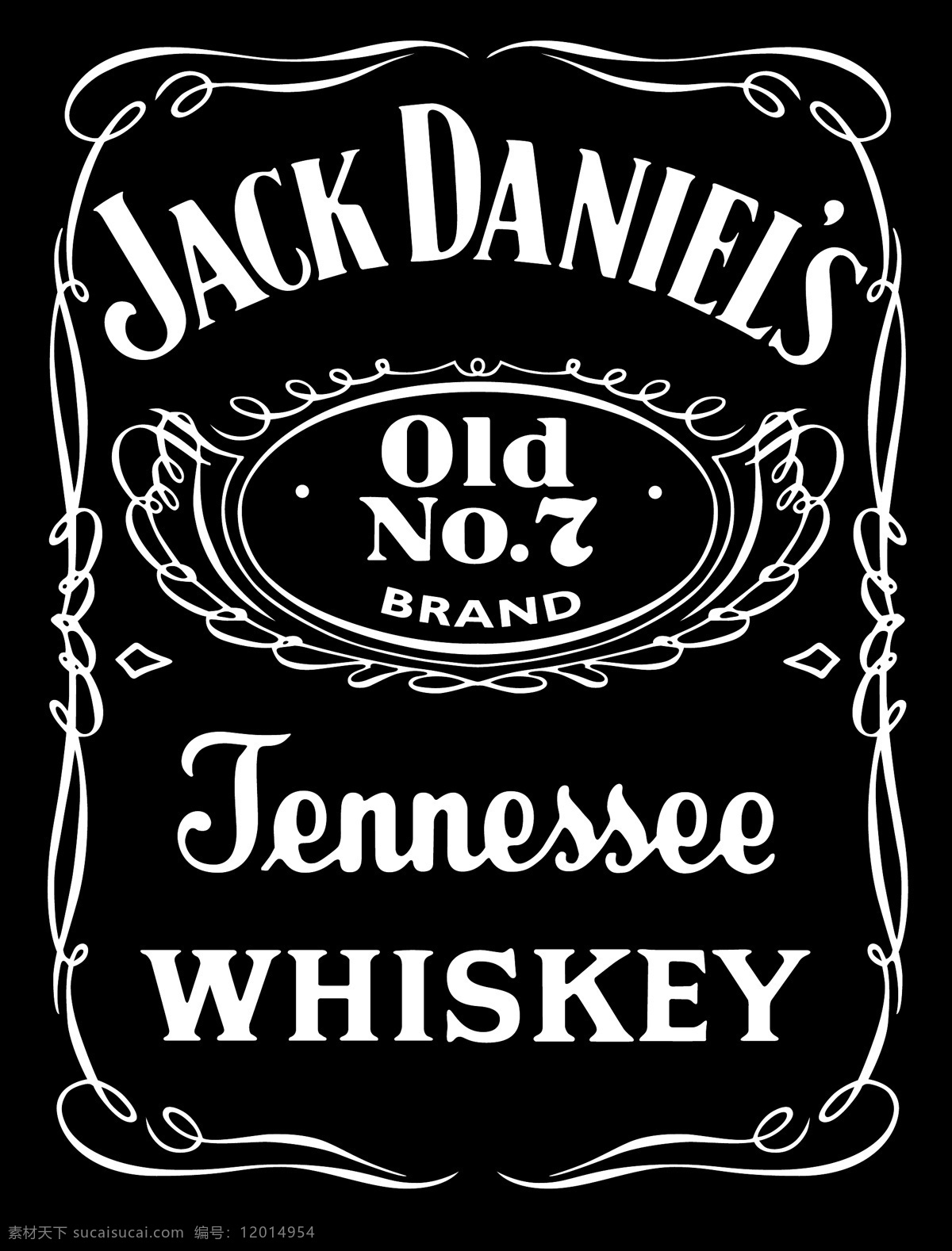 杰克 丹尼尔 田纳西 威士忌 免费 标志 自由 psd源文件 logo设计