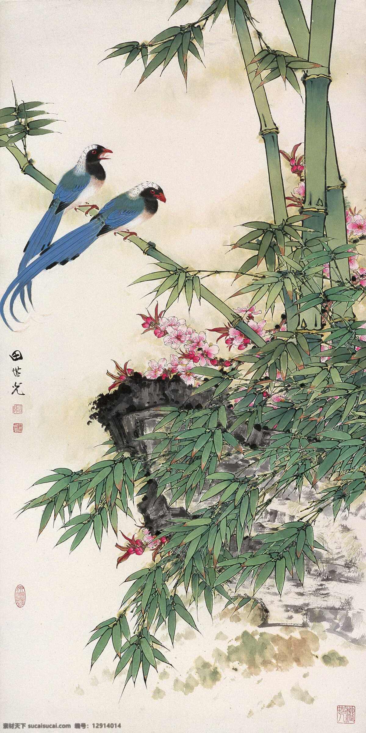 工笔画 字画 国画 走廊挂画 客厅挂画 教室挂画 工笔画欣赏 工笔画素材 喜鹊 陈东山工笔画 文化艺术 绘画书法