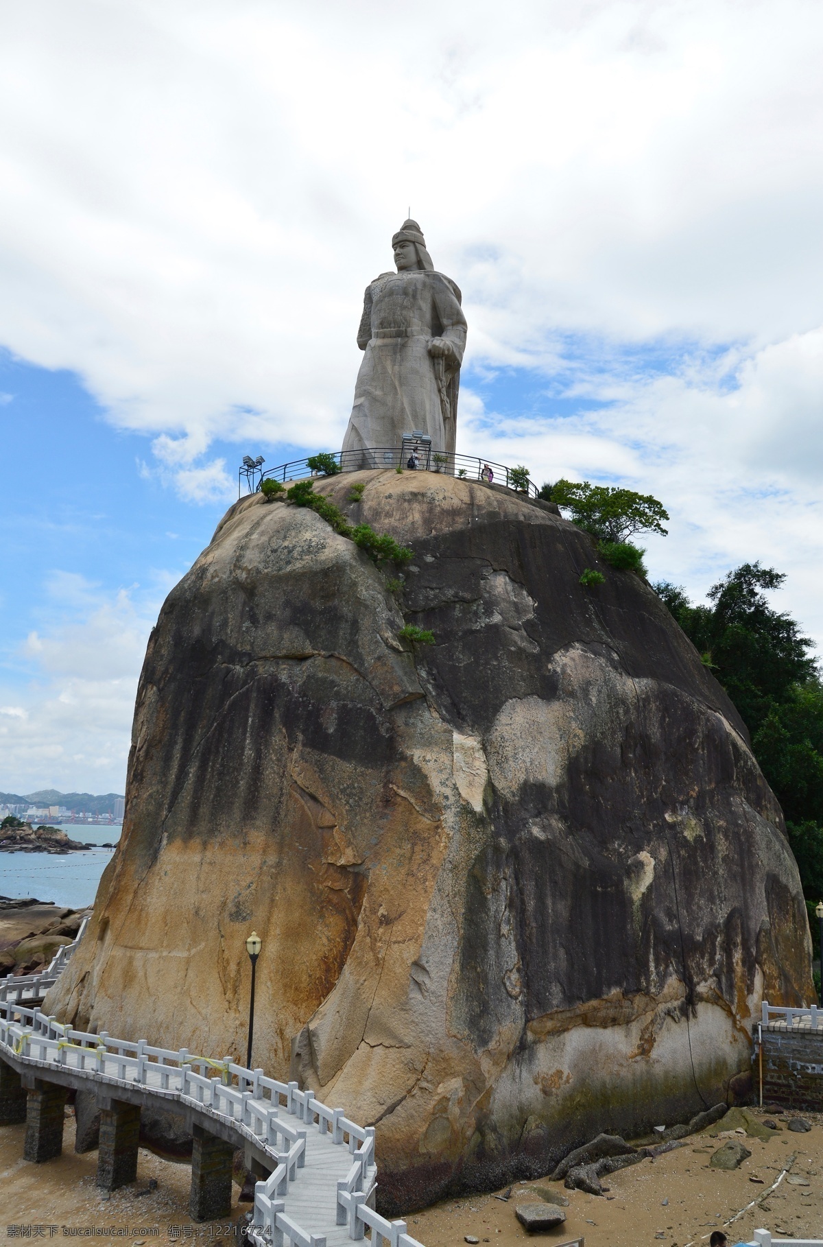 厦门风光 厦门风景 海滩 石桥 巨石 雕像 石雕 郑成功雕像 厦门旅游 拍摄照片 旅游摄影 国内旅游