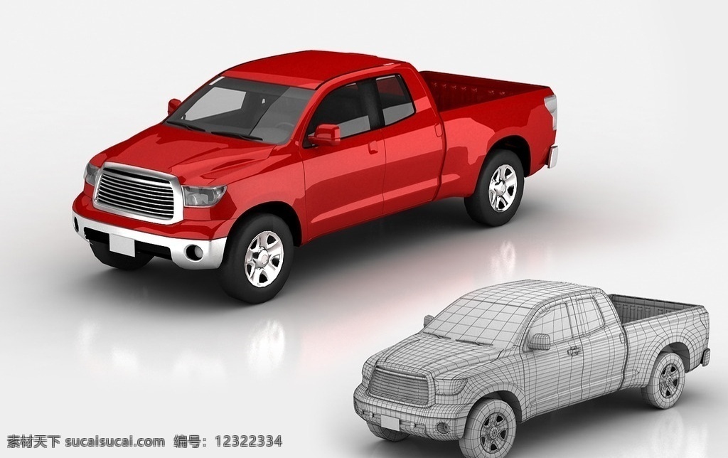 皮卡 汽车 3d 模型 车 皮卡汽车 汽车模型 小汽车 车辆 交通工具 3d图纸 3d设计 max 3d汽车 其他模型