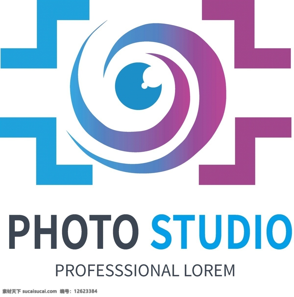 时尚 几何 相机 logo 摄影logo 相机logo 几何相机 时尚摄影 logo设计