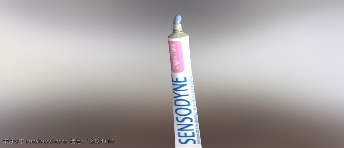 sensodyne 牙膏 保护牙齿 工作 健康 品牌 牙 白的 实用的 3d模型素材 其他3d模型