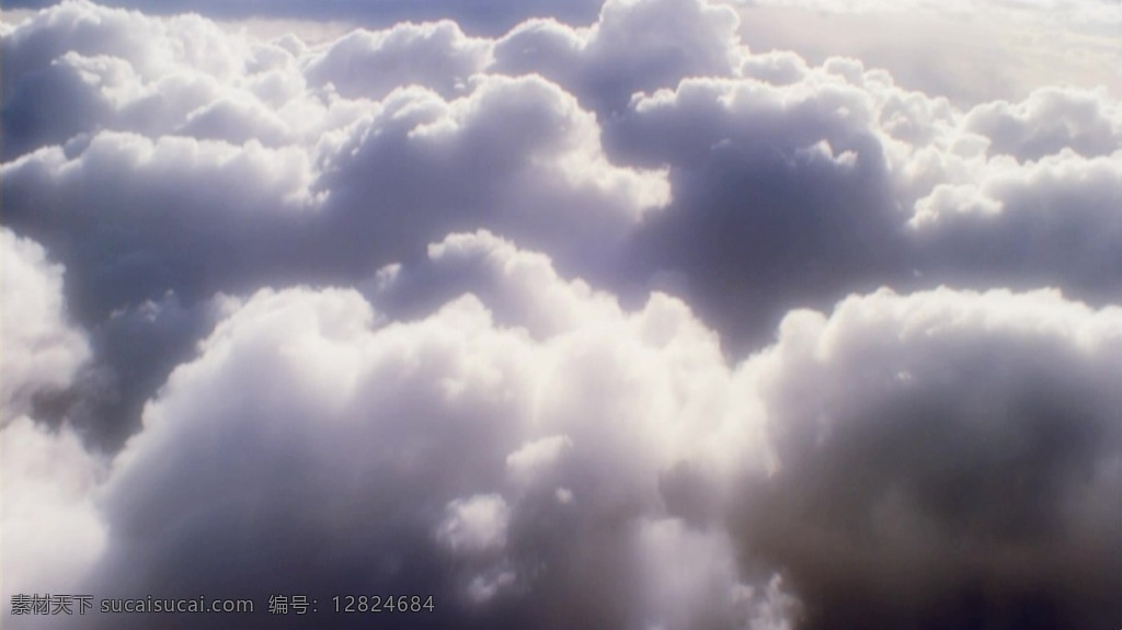 蓝天 白云 高清 视频 实拍 高空拍摄 云层 风景 阳光照射 高清视频实拍