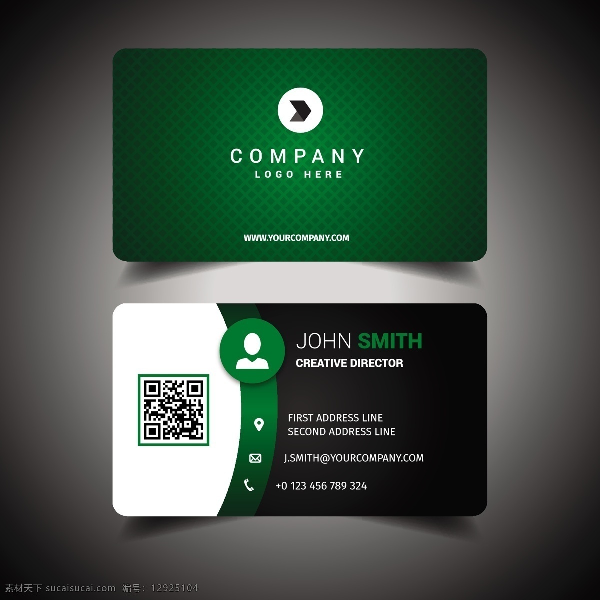 名片模板设计 商标 名片 商业 抽象 卡片 模板 绿色 办公室 颜色 展示 文具 公司 抽象标志 企业标识 现代 身份 身份证