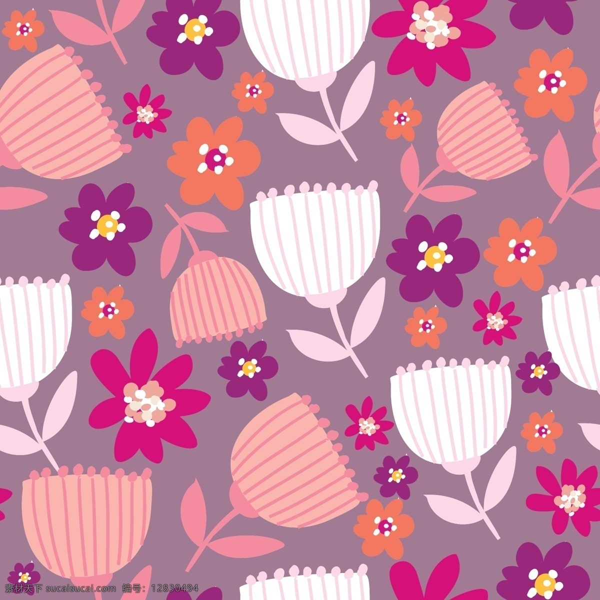 花朵 背景 墙纸 花纹底纹 装饰 服装 粉色