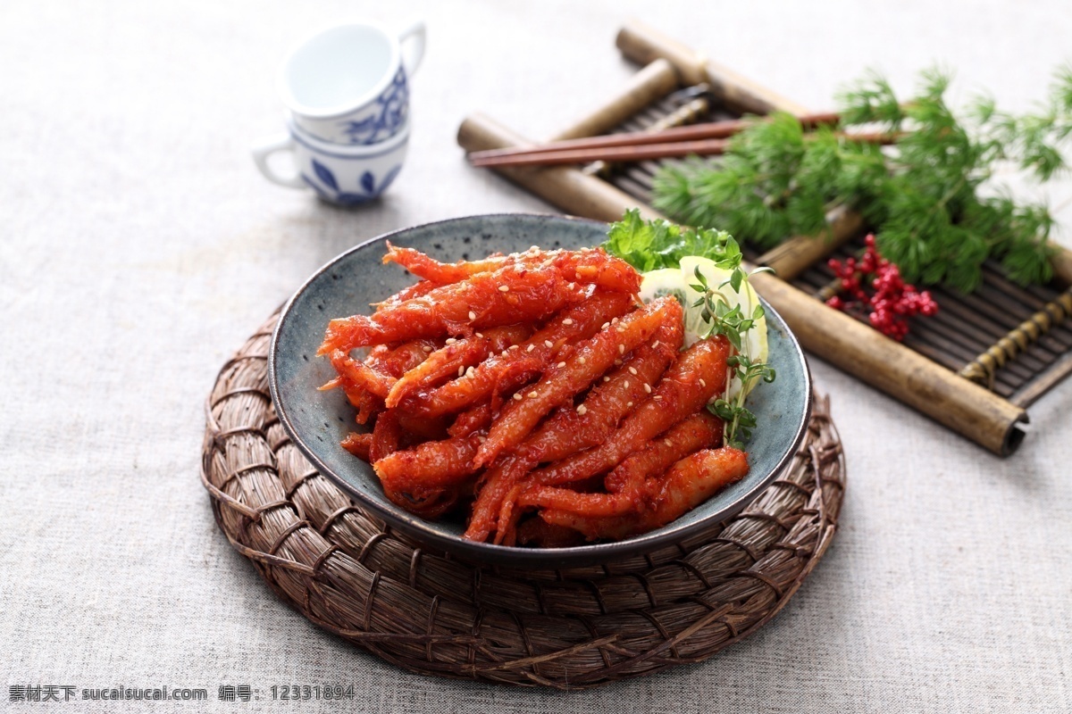 沙参 调味沙参 韩式配菜 韩式小菜 沙参沐沁 传统美食 餐饮美食