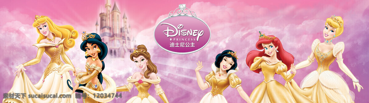 迪士尼公主 disnet 梦幻 童话 公主大全 动漫人物 动漫动画