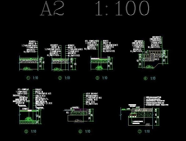 铺装节点图 cad cad施工图 园林cad 景观cad 园林施工图 景观施工图 施工图 素材图库 景观设计 环境设计 源文件