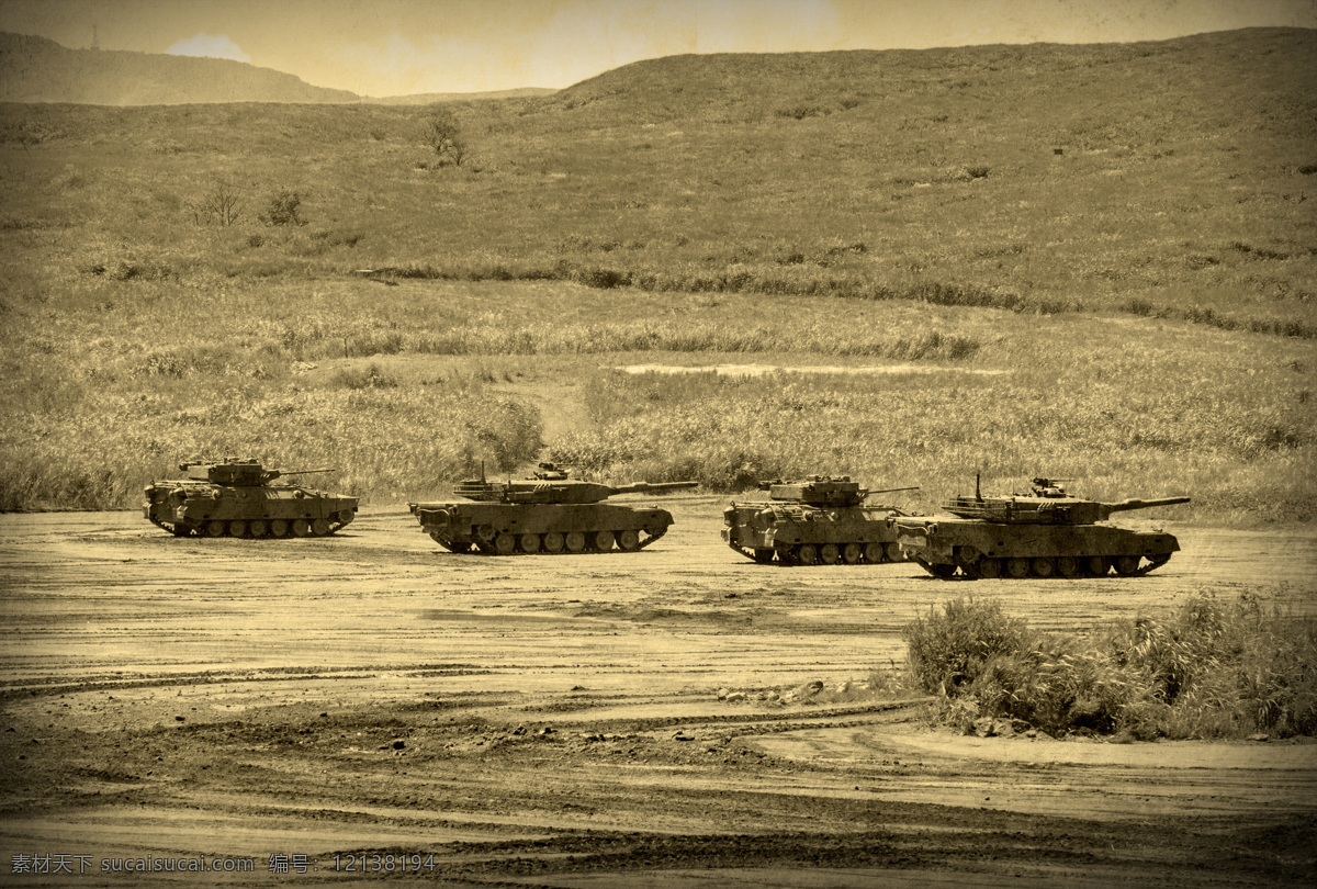 战争 中 坦克 行走 装甲车 军事 武器 军事武器 现代科技