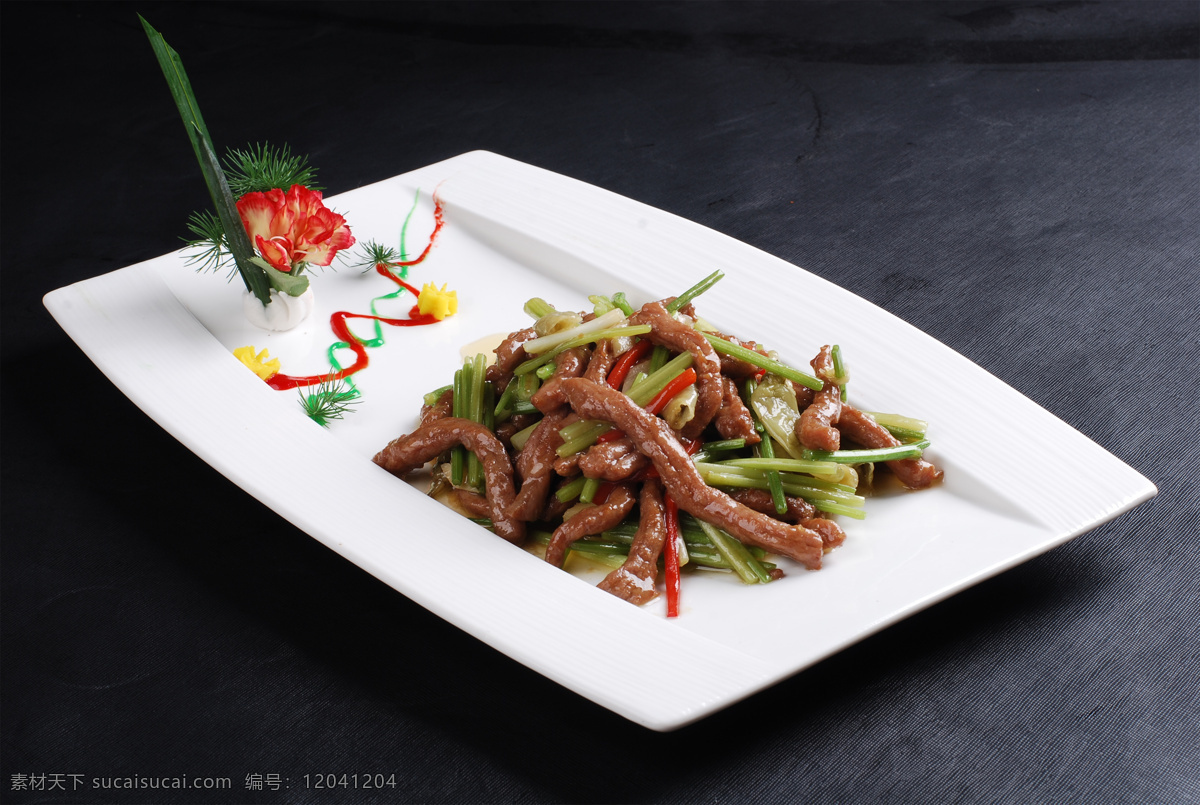 山椒牛肉丝 美食 传统美食 餐饮美食 高清菜谱用图