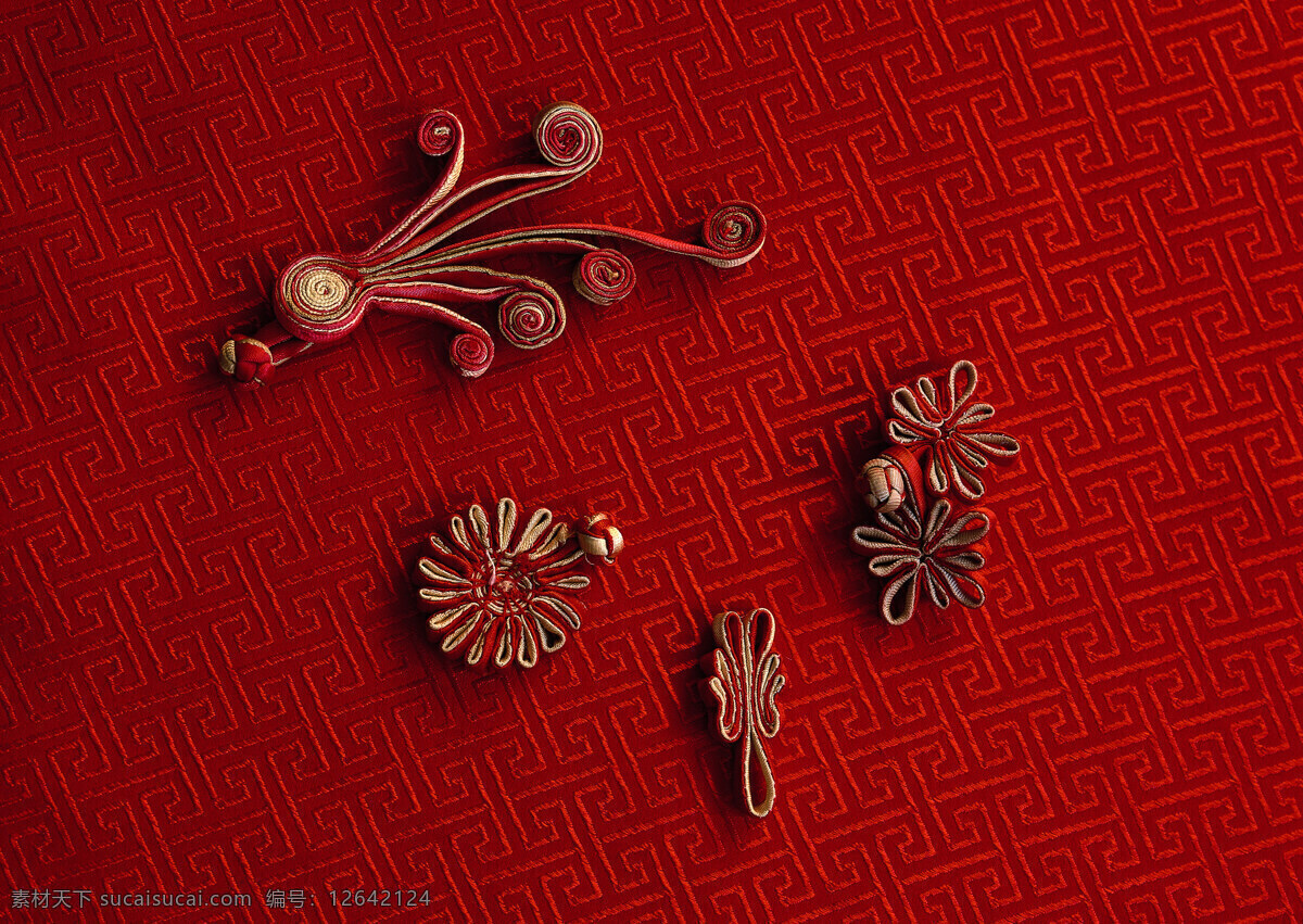 纽扣 旗袍 布料 丝绸 针织 刺绣 古典 典雅 中国风 文化 高清 人文素材 文化艺术 传统文化