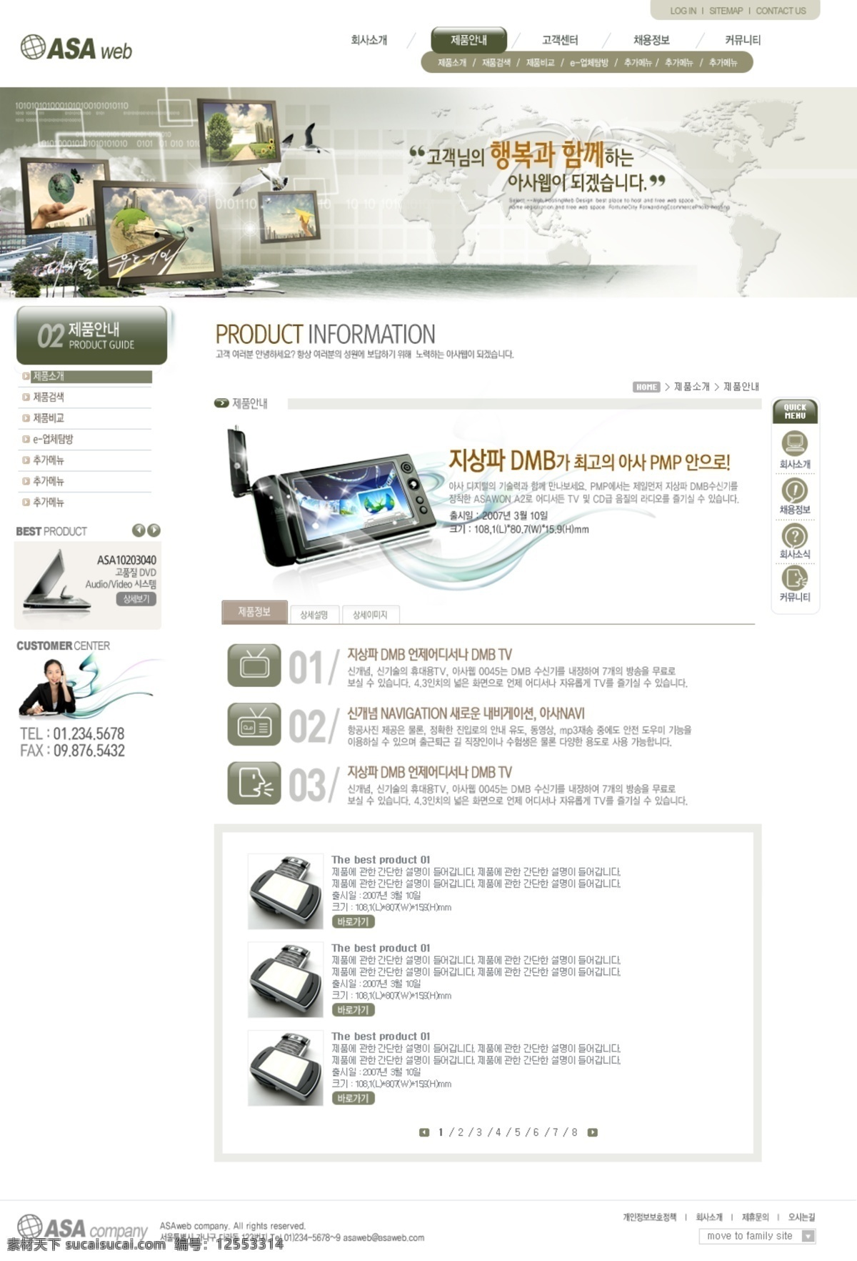 网络 数字 商务 网页模板 网页素材