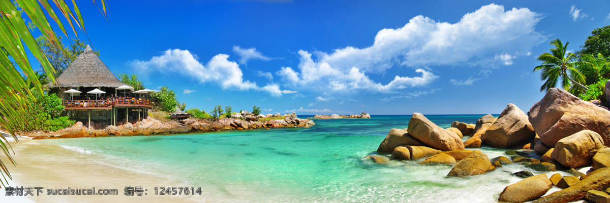 海边 度假 风景 大海 蓝天白云 绿水 石头 美丽风景 自然风景 山水风景 风景图片