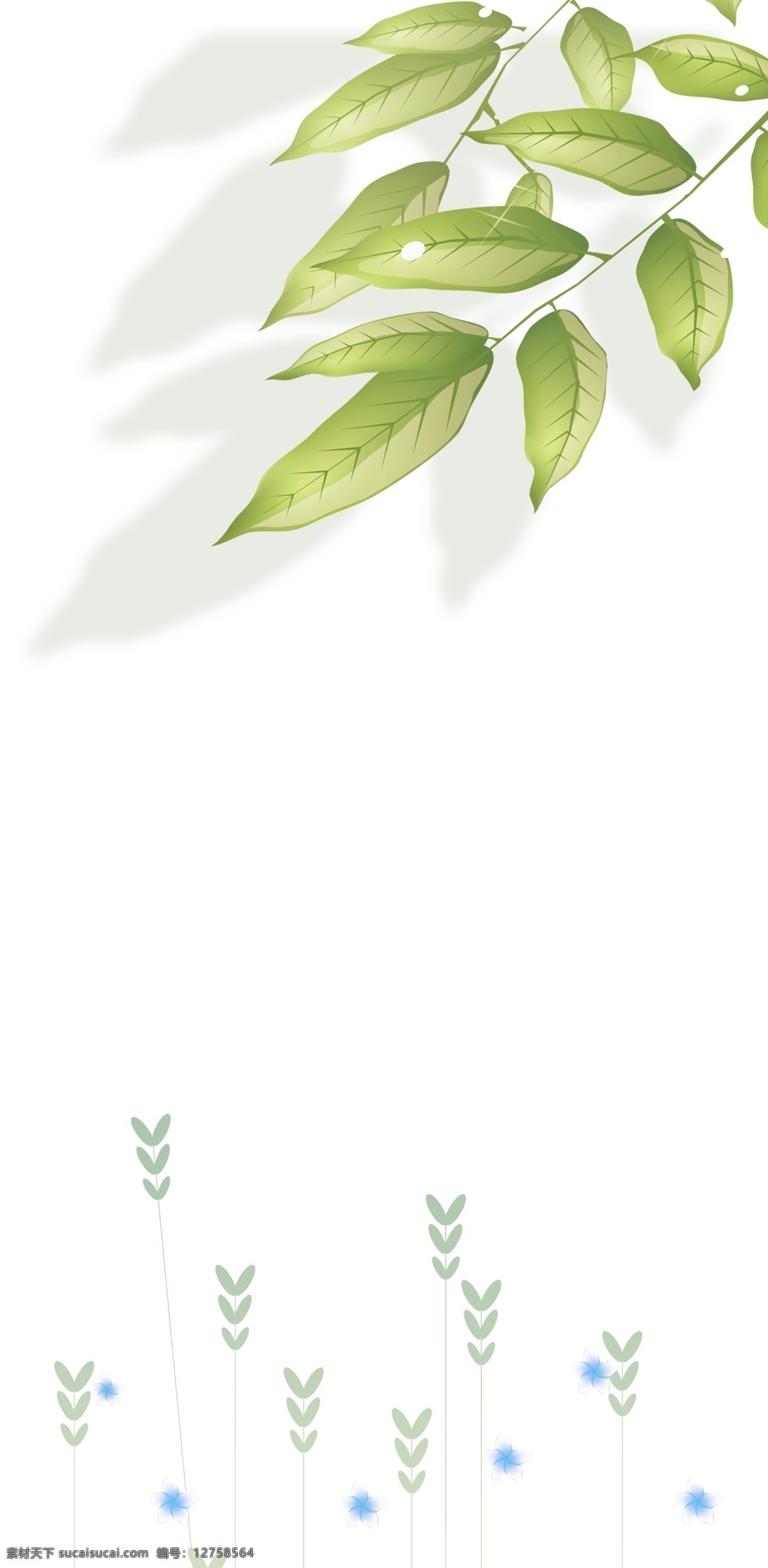 移门 分层 淡雅 花儿 漂亮 漂亮花纹 清淡 时尚 树叶 源文件 装饰素材