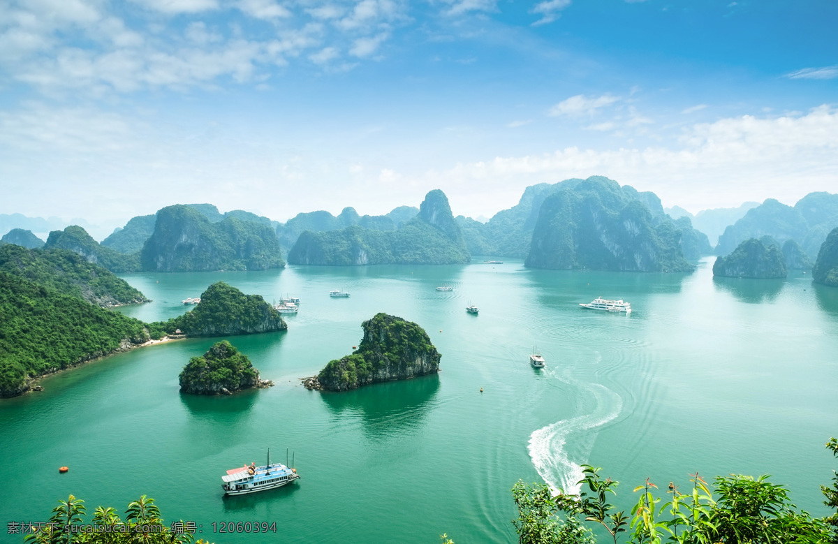 下龙湾越南 越南 风景 下龙湾 旅游 旅游海报 景区素材分享 自然景观 山水风景