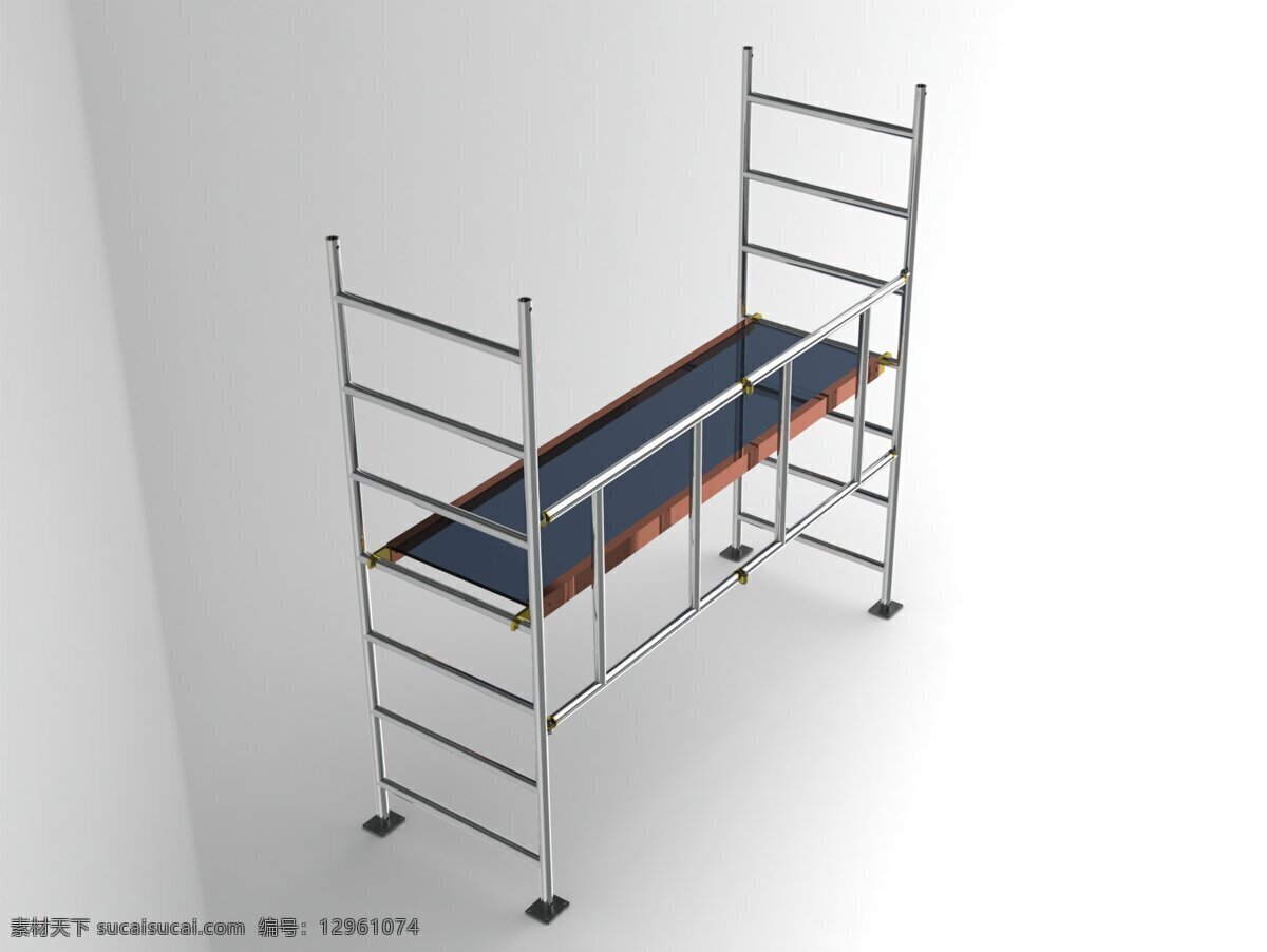 脚手架 小 地板 木板 constructionframe 3d模型素材 建筑模型