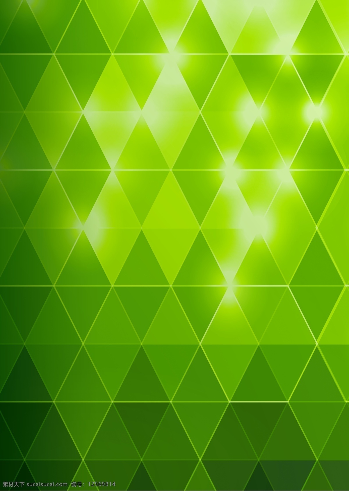 绿色背景 方格 科技背景 分层 源文件