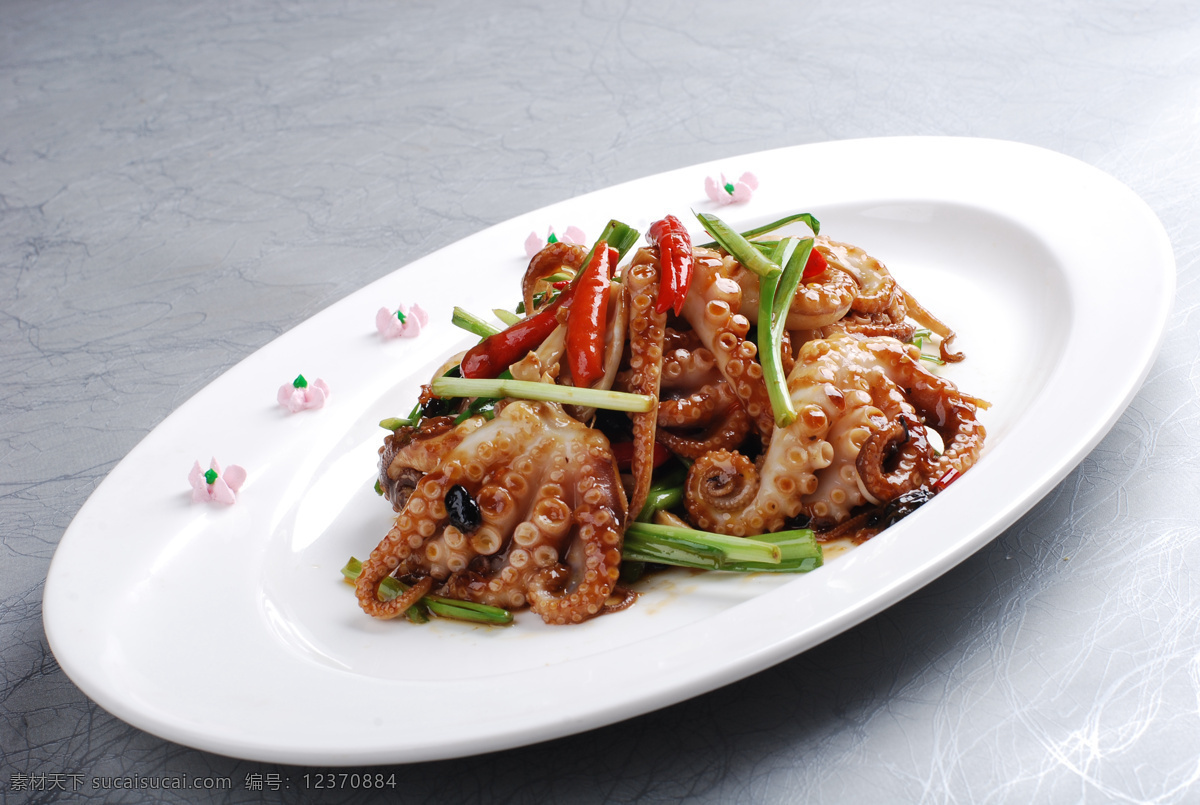 香辣炒八爪鱼 美食 传统美食 餐饮美食 高清菜谱用图