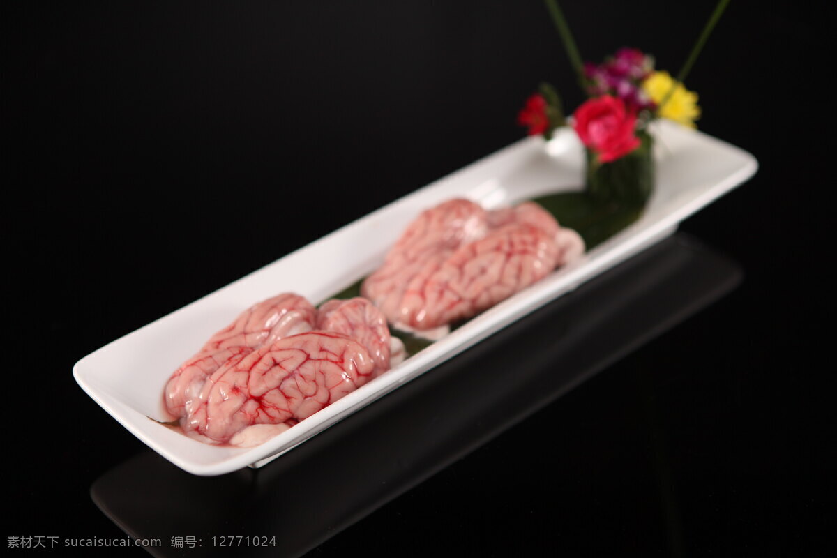猪脑花 火锅 火锅菜品 豆捞 火锅配菜 涮锅子 火锅食材 食物原料 餐饮美食 菜品 大全 传统美食