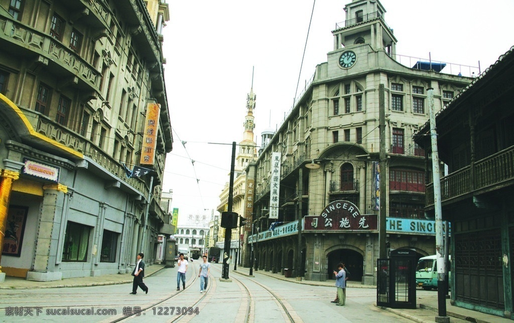 老上海 南京路 影视基地 建筑 旅游摄影 人文景观