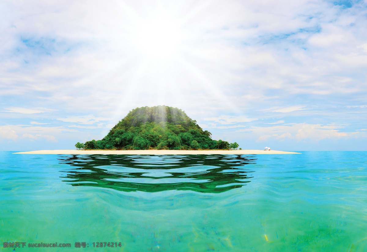 海面 上 小岛 风景 蓝天白云 海岛风景 岛屿 海面风景 大海风景 美丽风景 海洋风景 山水风景 风景图片