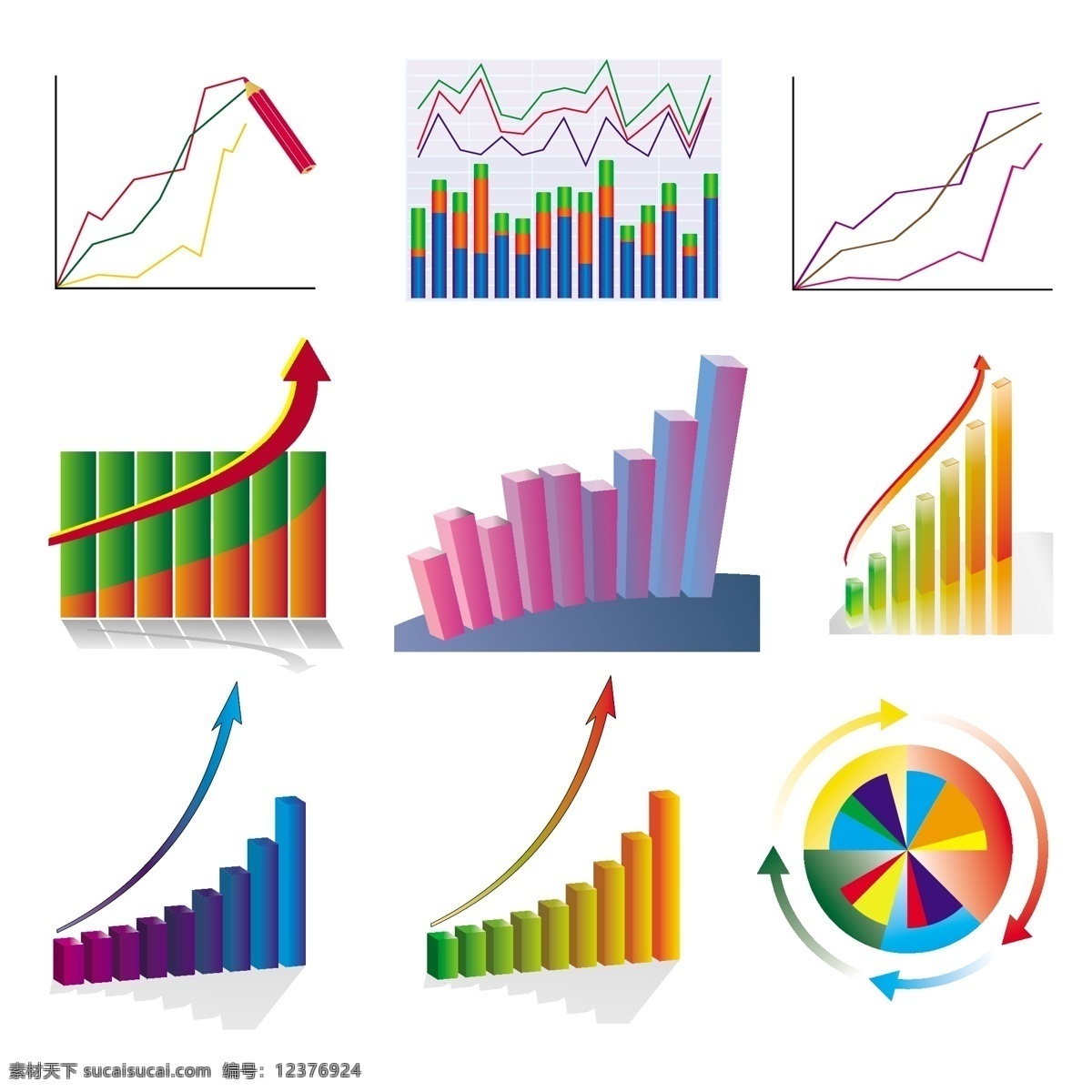 分析 统计 趋势 图 箭头 数据 财务 理财 报表 分布图 统计图 走势 图表 示意图 金融 分布 概率 商务金融 商业插画 矢量