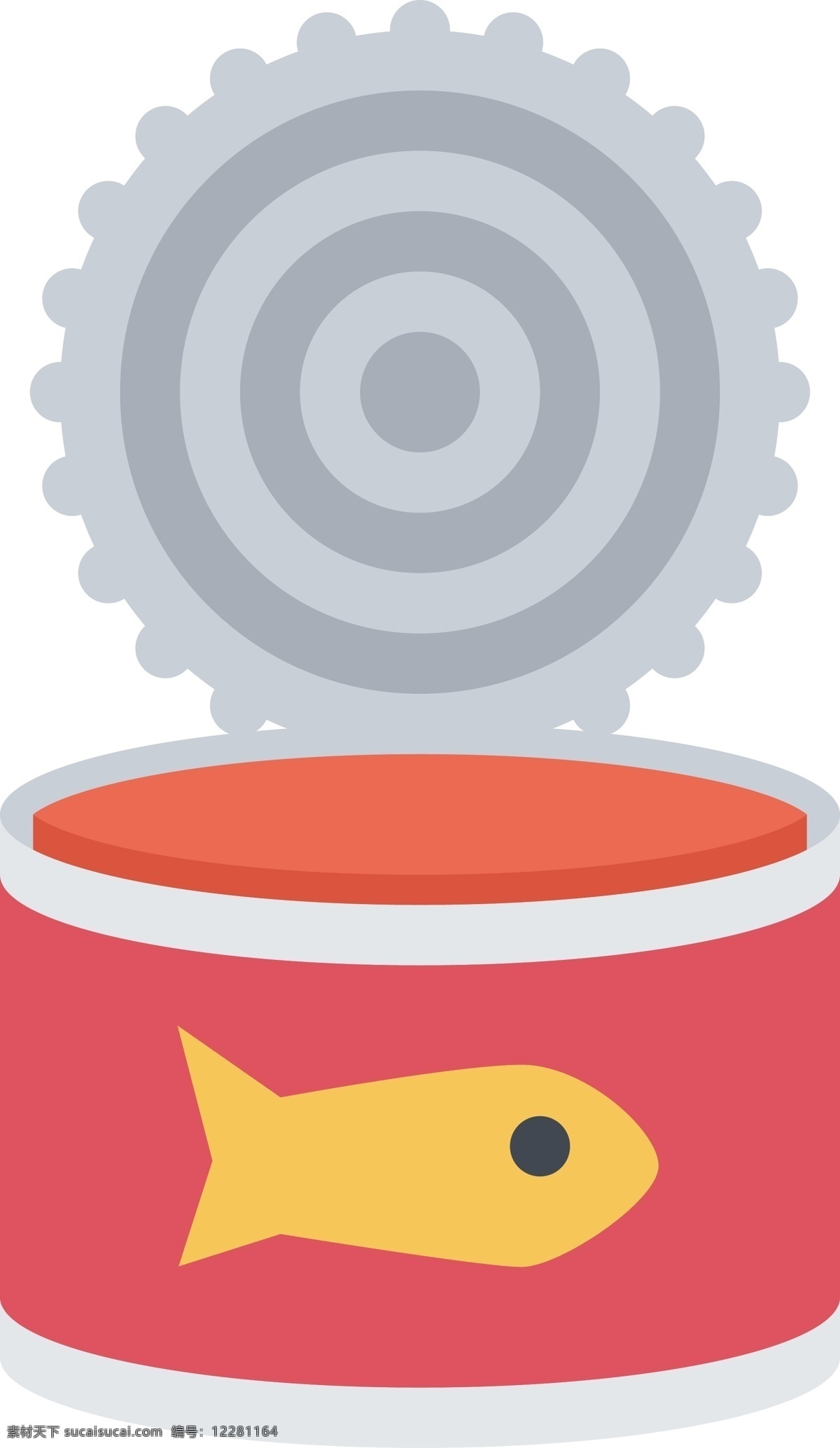 卡通 红色 罐头 免 抠 图 海鲜罐头 ui应用图标 美食图标 卡通图案 卡通插画 美味的食品 免抠图