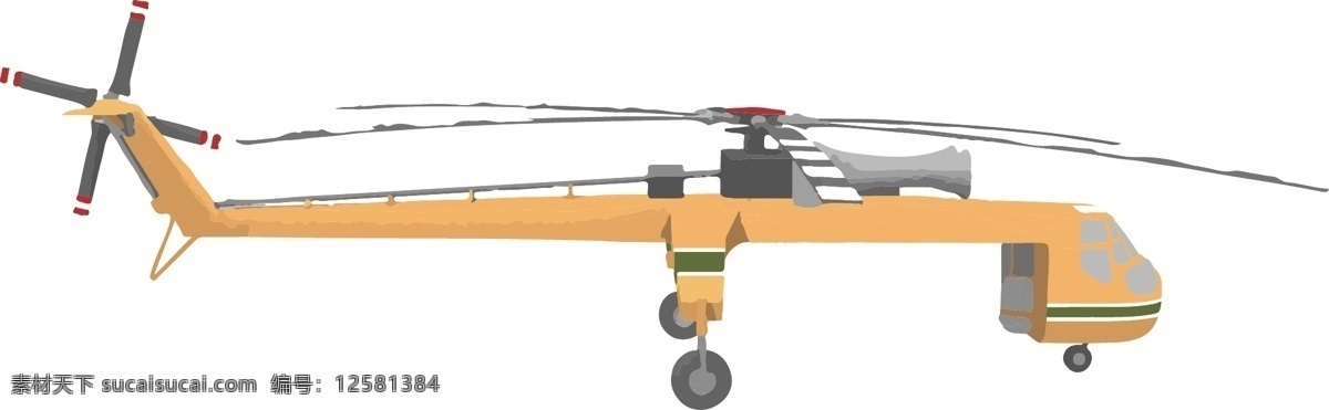 简约 飞机模型 元素 飞机 模型 玩具 图形 直升机