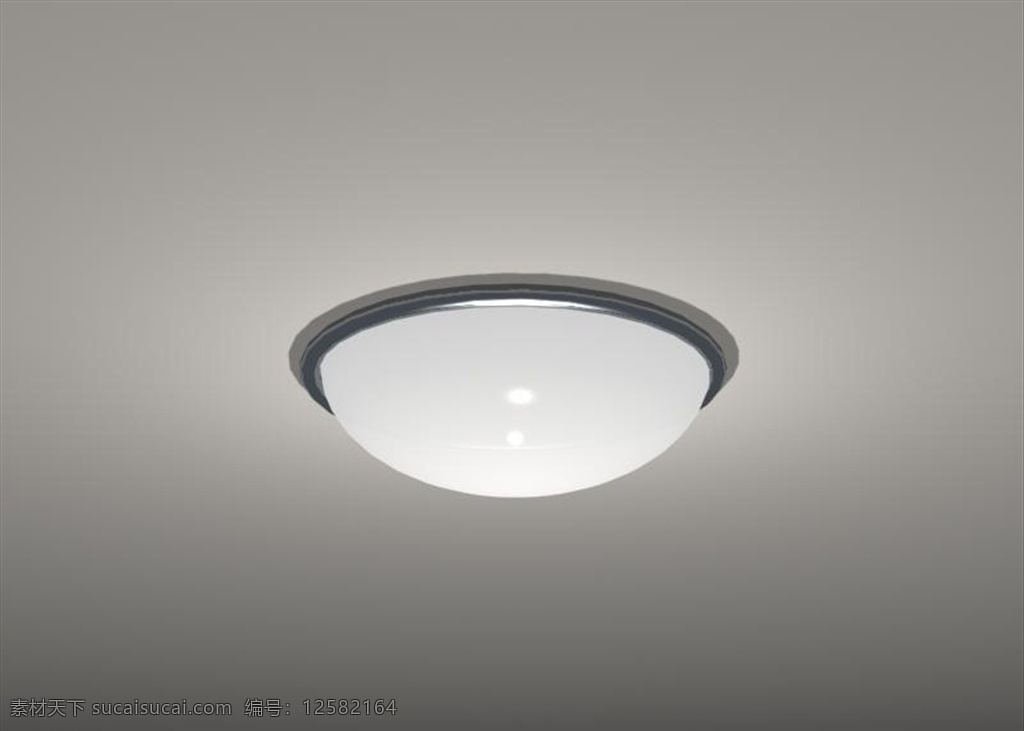 吸顶灯 灯具 圆灯 3d模型 3d作品 3dmax 模型 效果图 3d设计 max