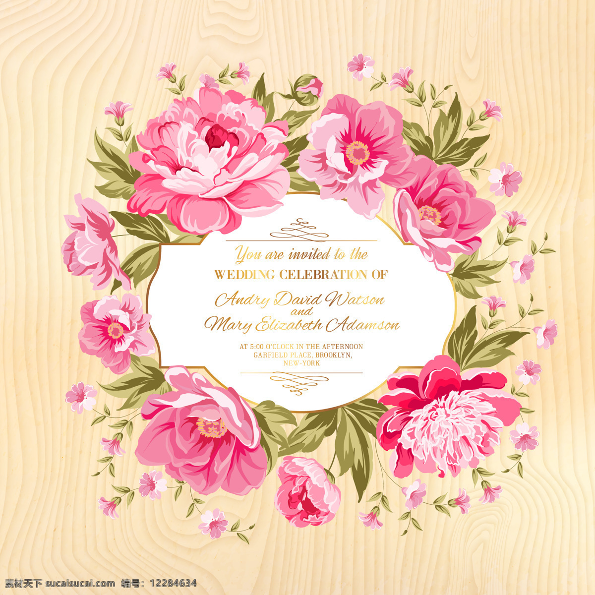 粉红色 木头 框架 背景 花卉 水彩 复古 水 木材 手 装饰 叶 自然 花卉背景 涂料 春季 艺术 色彩
