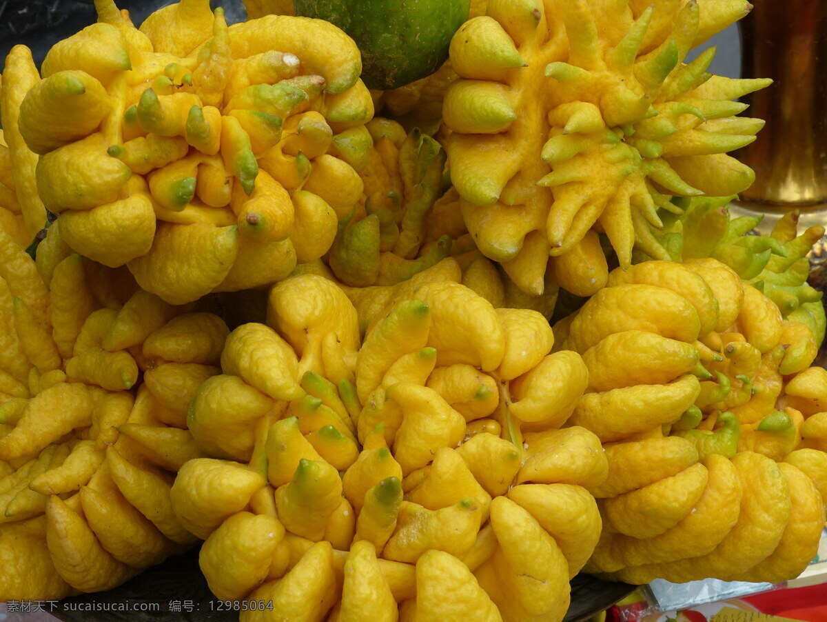 黄色 佛手 水果 高清 热带水果 进口水果 新鲜