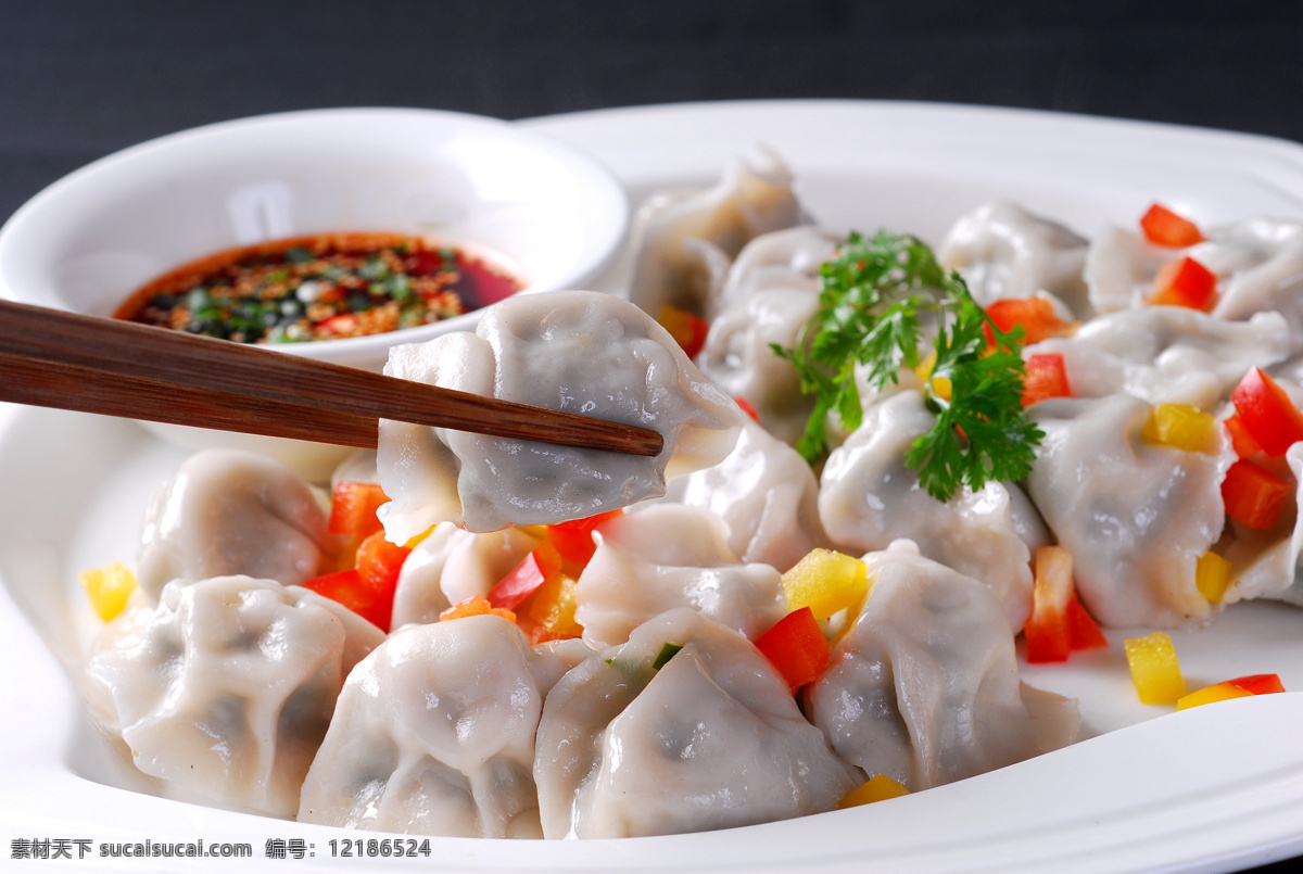 红油水饺 美食 传统美食 餐饮美食 高清菜谱用图