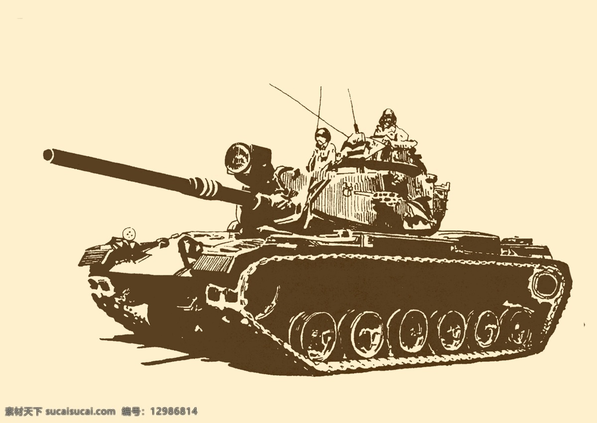 美国 m60a1 主战坦克 武器 战争 军事 坦克 战车 装甲 中外 兵器 装饰 图案 分层 源文件