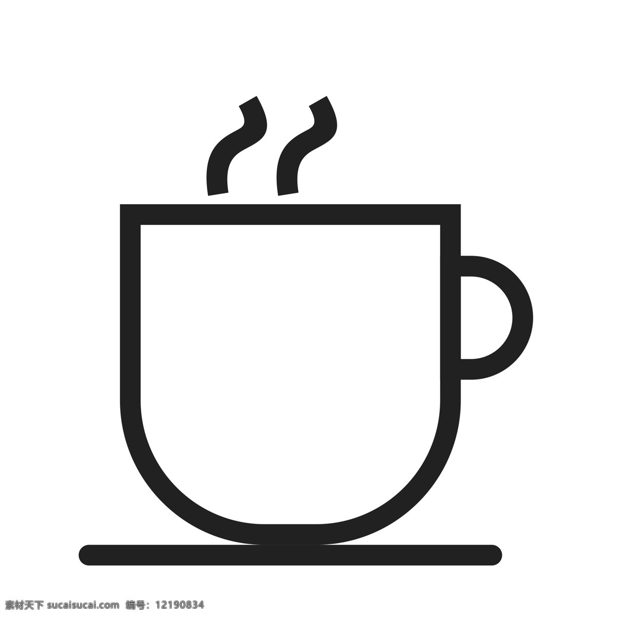 扁平化茶杯 杯子 热饮 扁平化ui ui图标 手机图标 界面ui 网页ui h5图标