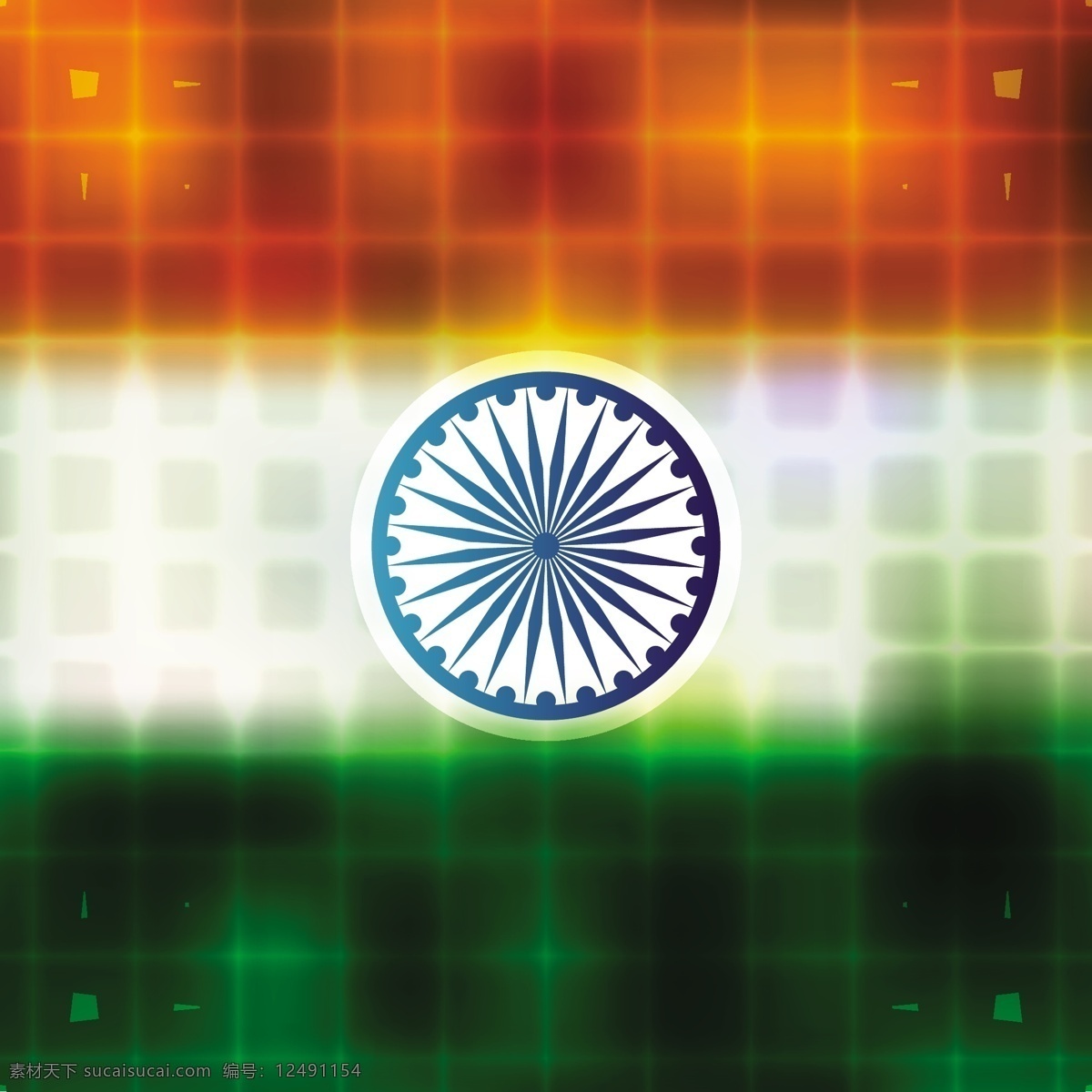闪亮 印度 国旗 背景 抽象 节日 车轮 和平 印度国旗 独立日 国家 自由 日 政府 有光泽 爱国 一月 独立 红色
