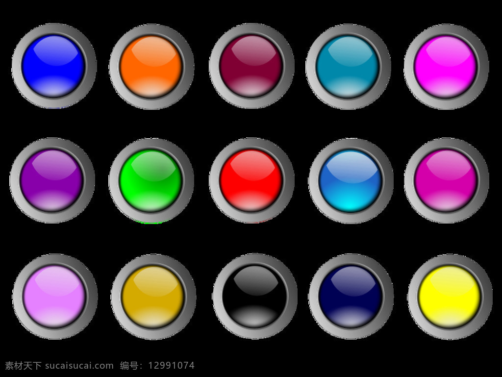 圆钮免费下载 3d 按钮 光泽 有光泽的 inky2010 圆形的 插画集